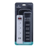 ปลั๊กไฟ TECHPRO Plug 3 Way 1 Switch 2 USB 3M.
