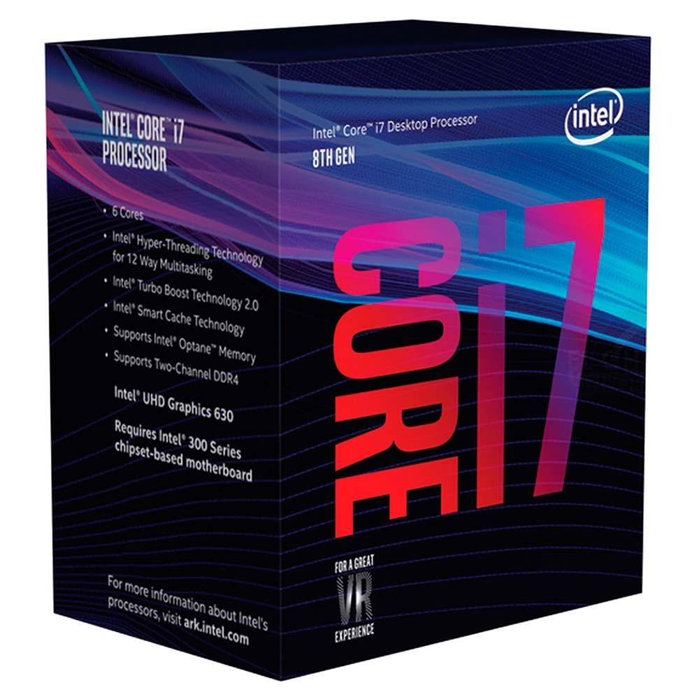 ซีพียู Intel CPU Core i7-8700 3.2GHz 6C/12T LGA-1151 V2