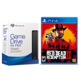 Seagate HDD Ext 2TB Game Drive for PS4 + PS4-G : Red Dead Redemtion 2 (R3) (EN)