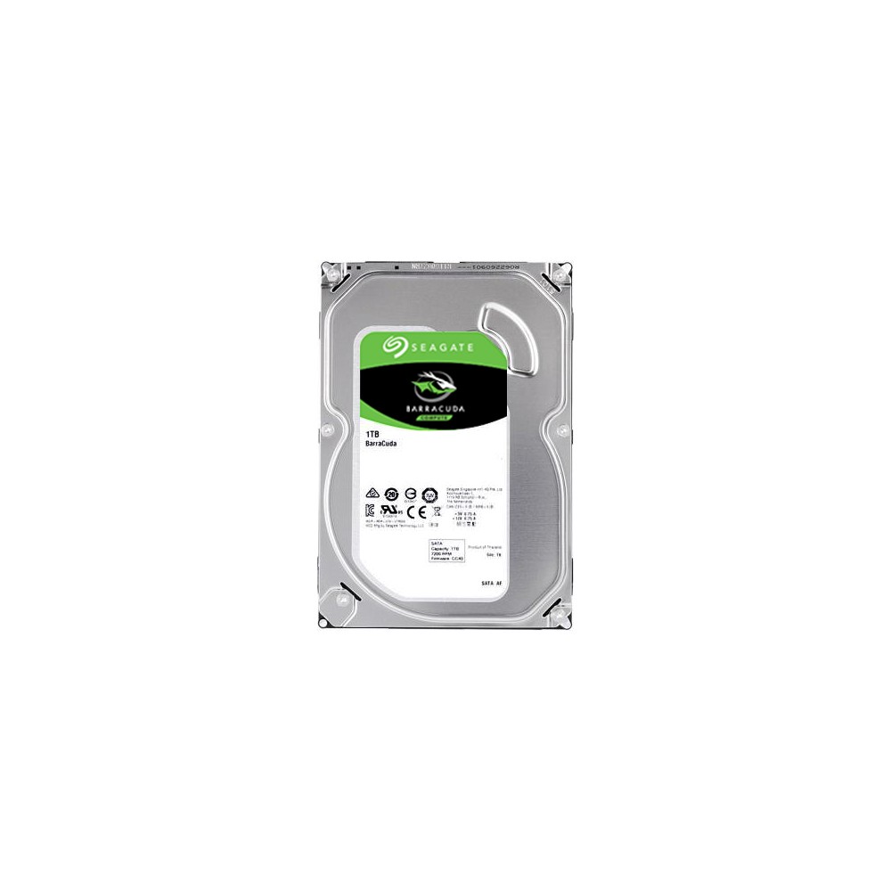 Seagate HDD PC 1TB 7200RPM SATA III 64MB Barracuda 3Year