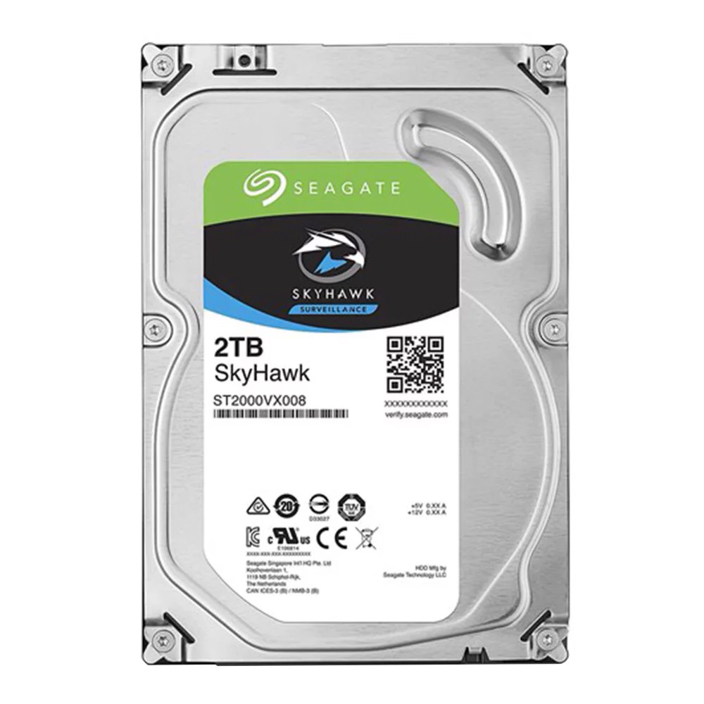 Seagate HDD PC 2TB SATA III 5900RPM for CCTV 64MB/s SKYHAWK 3Y