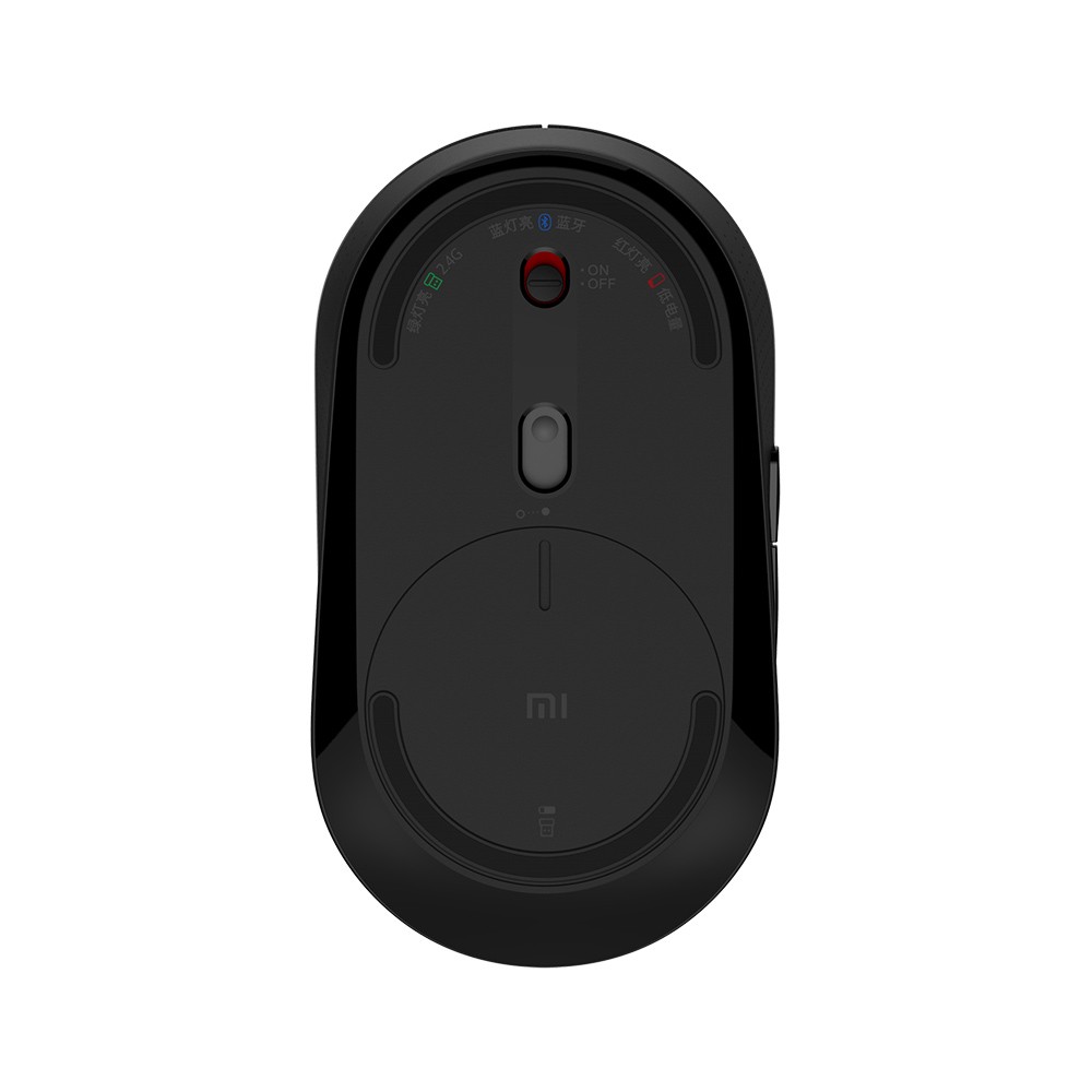 Беспроводная бесшумная мышь с двойным подключением xiaomi mi mouse silent edition dual mode черный